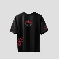 AK Red Dragon Oversized T-shirt Black